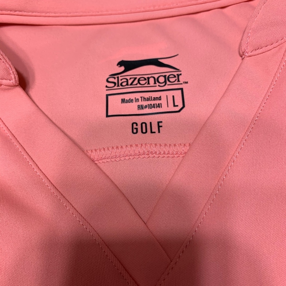 SLAZENGER Youth Lrg Vneck sleeveless golf shirt